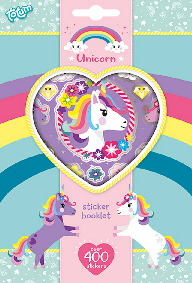 Totum Einhorn-Stickerbögen, 4 Stk.