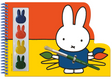 Bambolino Miffy Bastelbuch Zeichnen und Malen, inkl. Pinsel und 4 Farben - Kleinkind - Ferienbuch - ab 3 Jahren - Spielzeug
