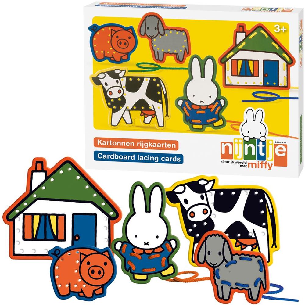 Bambelino Toys Threading Cards Farm