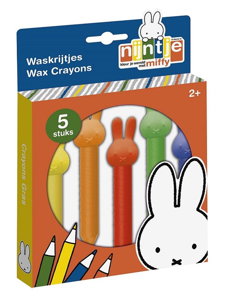 Miffy Wachsmalstifte, 5 Stk.