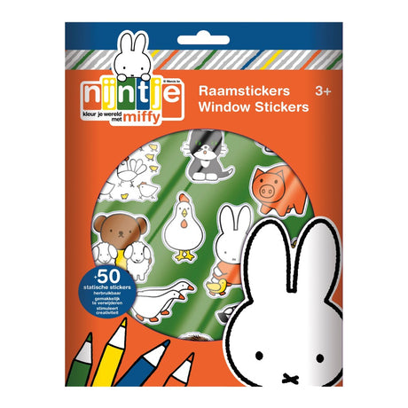 Bambelino -Spielzeug Miffy Fensteraufkleber