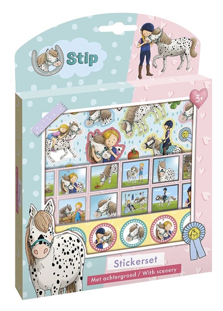 Bambelino -Spielzeug gibt das Pony Stickerset vor