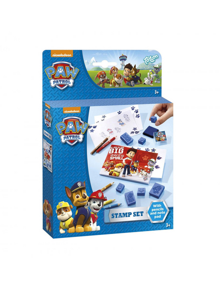 Totum Paw Patrol Stempel- und Malset – Junior-Bastelset inkl. Buntstifte und Stempelbuch | Spielzeug ab 3 Jahren, Mädchen und Jungen