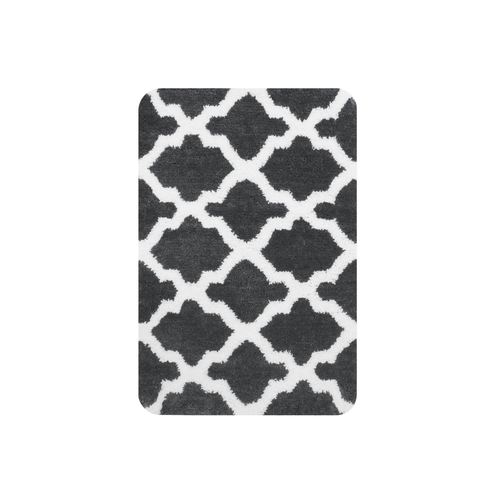 Dutch House Badematte Toulon 60x90 cm schwarz
