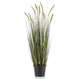 Smaragdkunstpflanze in Plastik -Topf -Fuchs -Schwanzgras Herbst 90 cm