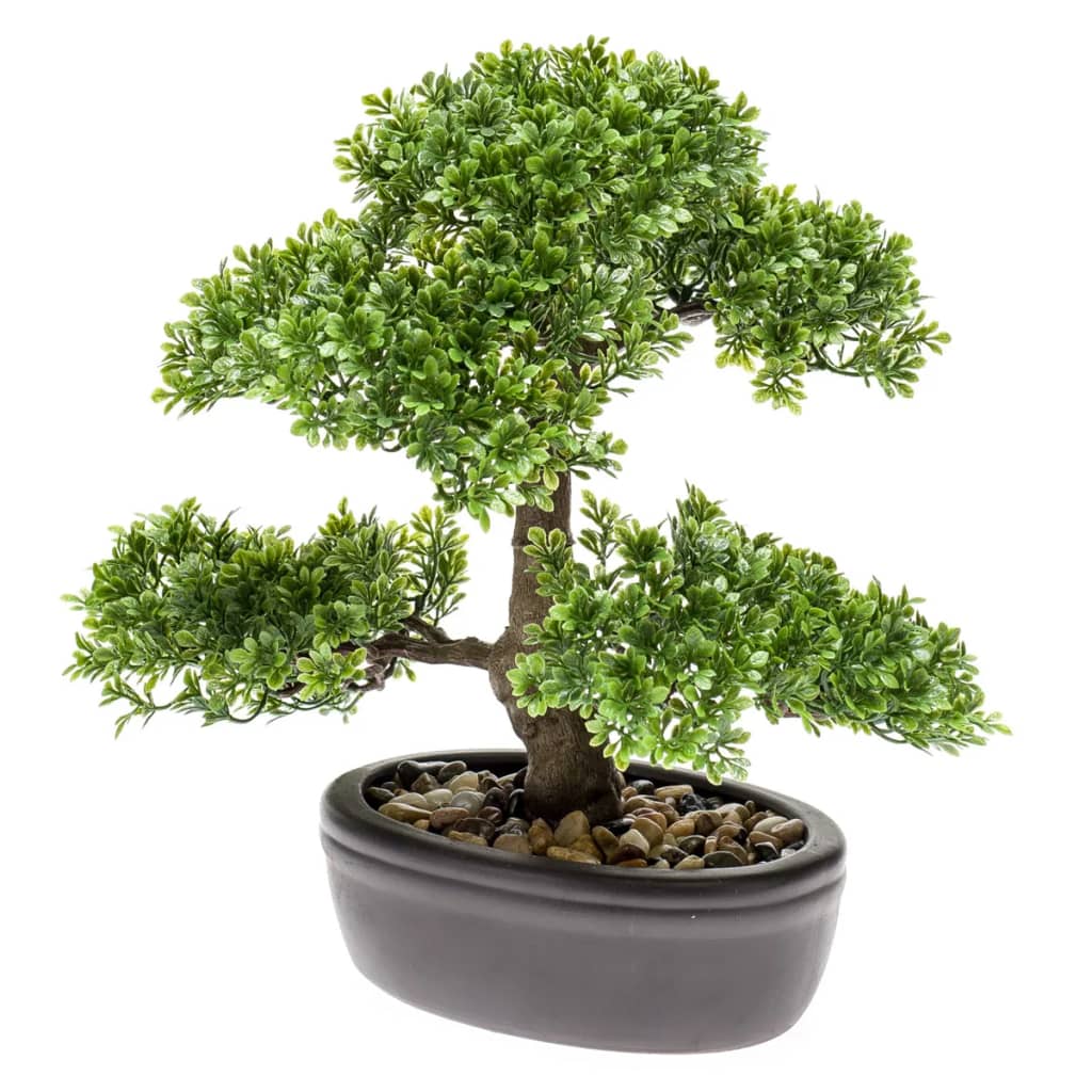 Smaragdkunstwerk Mini Bonsai Ficus Green 32 cm 420002