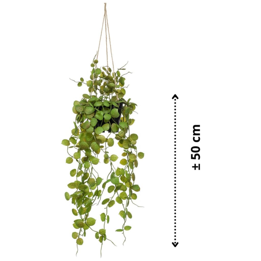 Smaragdkunstpflanze hängt in Topflaterne 50 cm