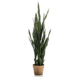 Smaragdkunstwerk in Topf Sanseveria 84 cm