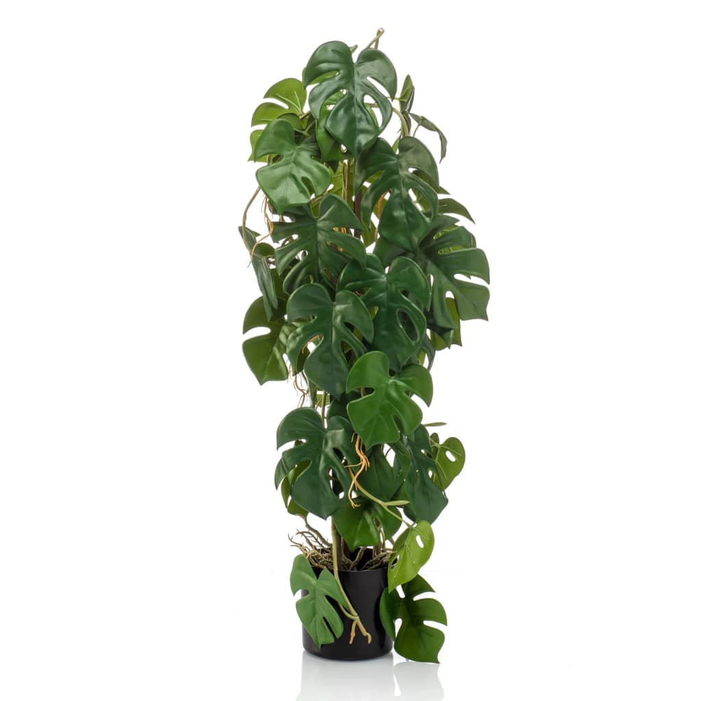Smaragdkunstpflanze in Topf Monstera 75 cm
