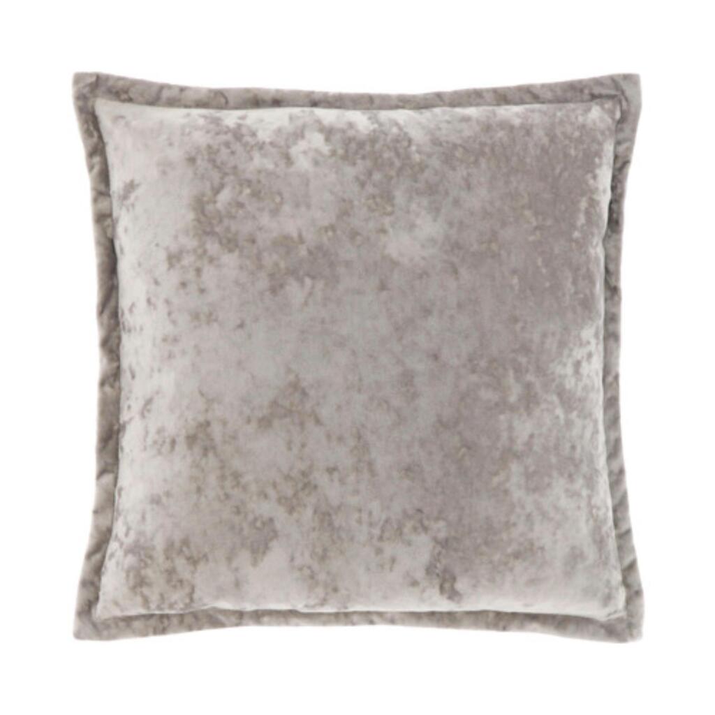Andere Marken einzigartiges Wohnkissen Tatum 45x45 cm chateaugraue Baumwolle