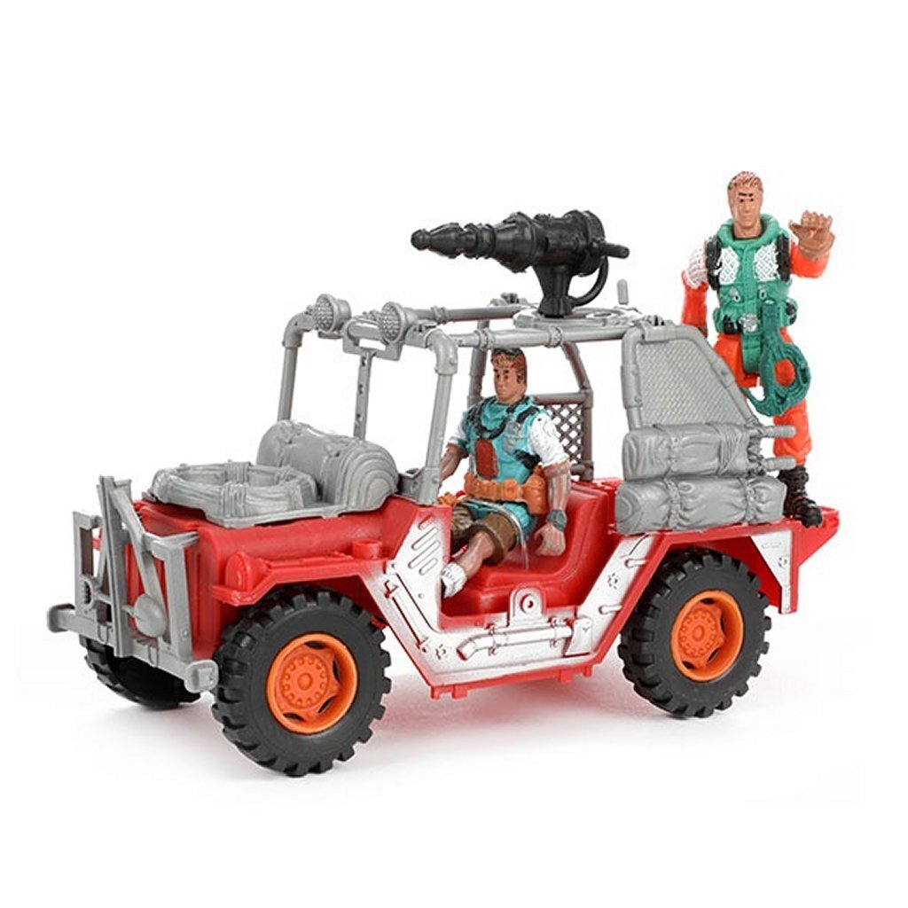 World of Dinosaurs play set Jeep with Dino