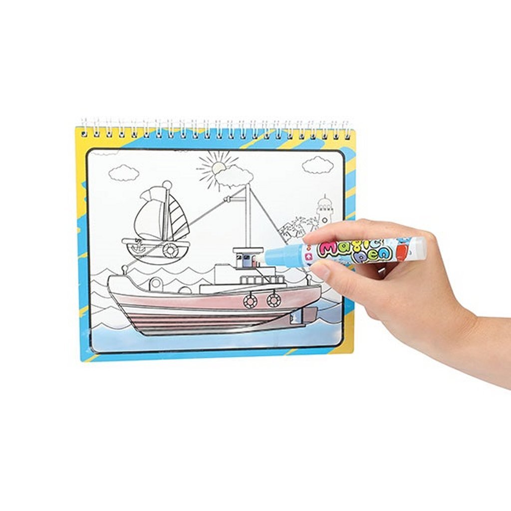 Toi-Toys Creativity colors with water vehicle with marker