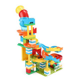 Toi-toys Bausteine ​​Bausteine ​​Murmelbahn 133-teilig