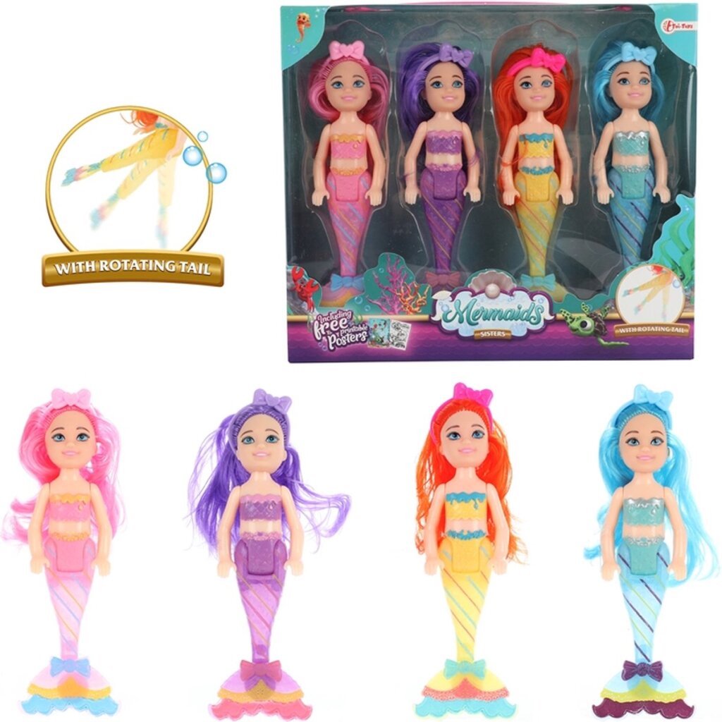 Mermaids mermaid pop sisters, 4st.