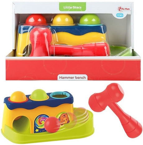 Little Stars Hammerbank mit 3 Rasselkugeln