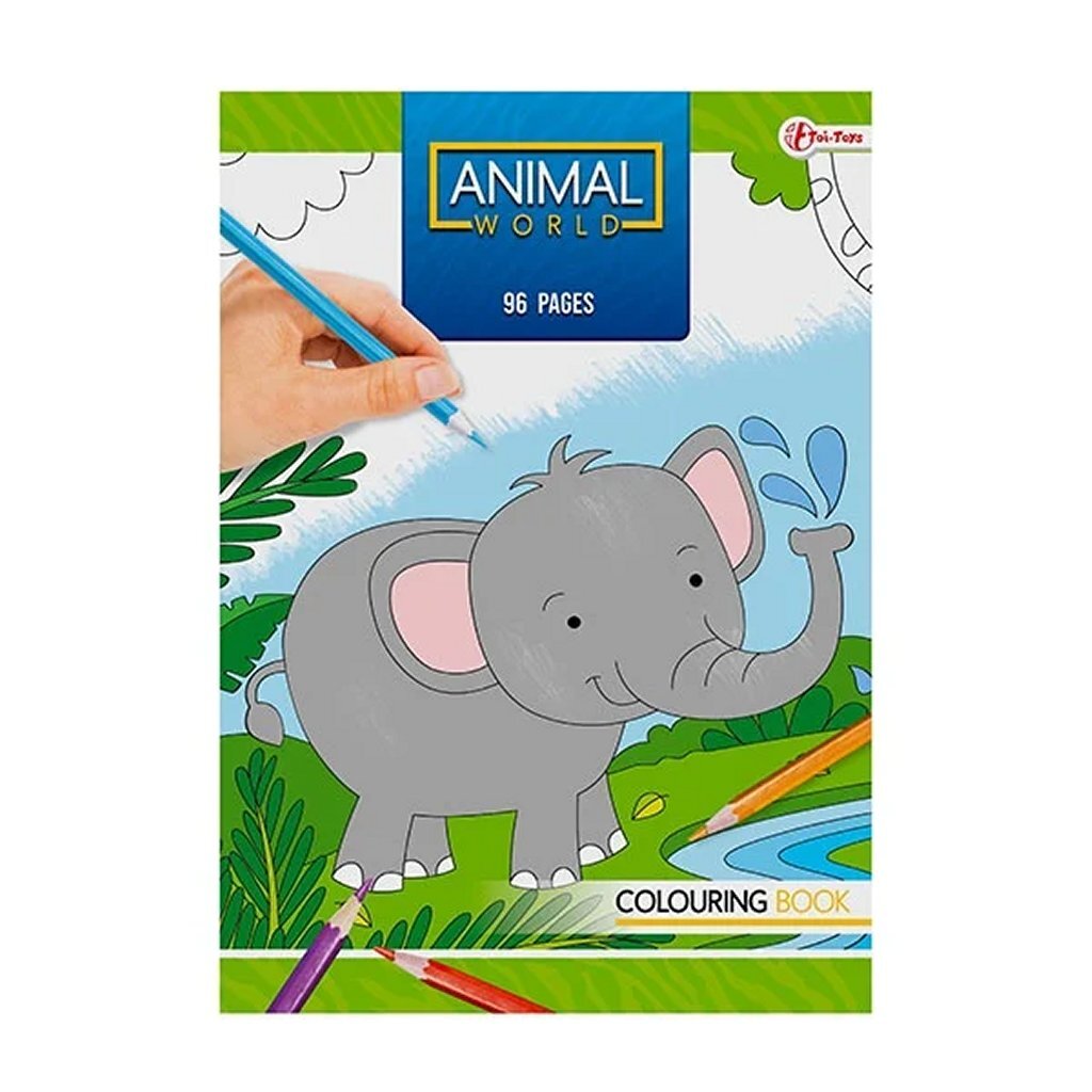 Animal World Coloring Wild Animals 96 sider