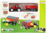 Toi-Toys Toi Toys Tractor Set med kaste forskellige versioner