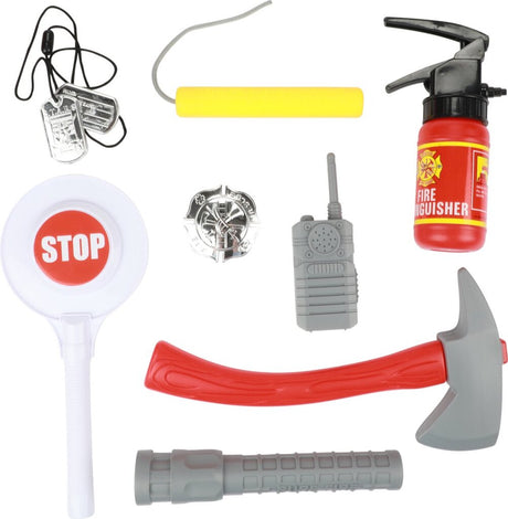Toi-toys Toi Toys Feuerwehr Feuerwehrkoffer mit Zubehör 25x16x6cm