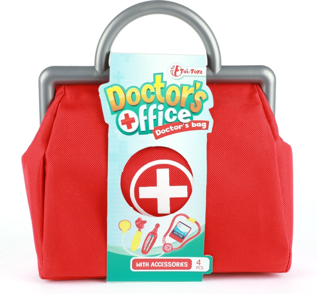 Toi-Toys Doctor's Set in Bag se sprejem a teploměrem