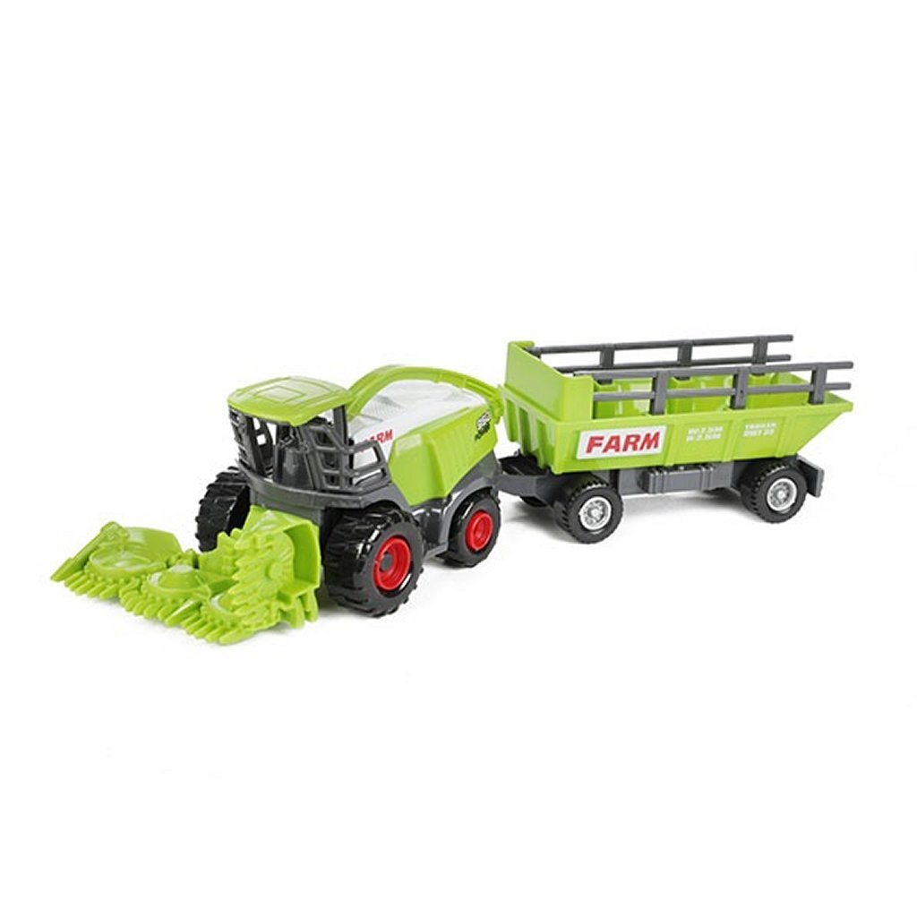 Metal Agricultural Machine with Trailer, 2st.