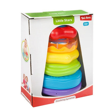 Stapelturm kleine Sterne mit Rassel