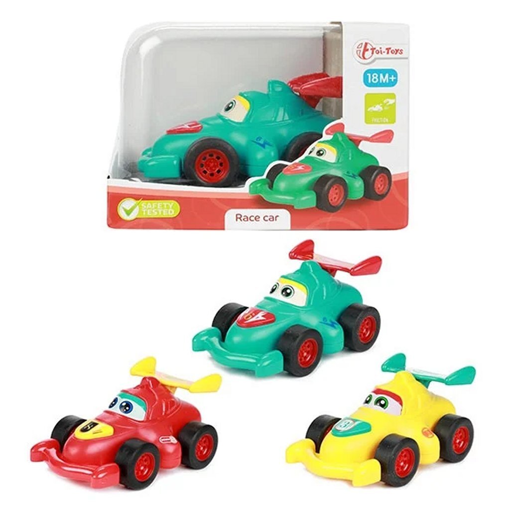 Toi-toys malé kreslené závodní auto