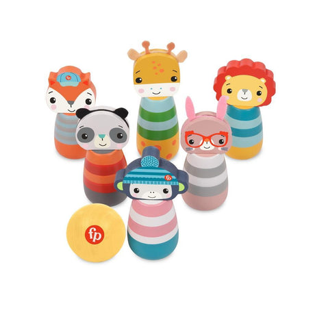 Fisher Price Houten Kegel -Spieltiere