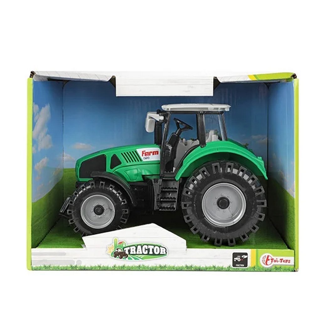 Traktor 19 cm grün