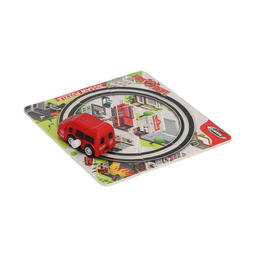 Toi-Toys racing set in suitcase different colors