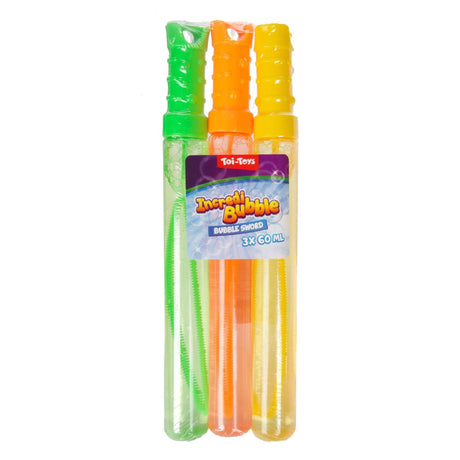 Toi-toys Incredibubble Seifenblasenschwert 60ml, 3 Stk.
