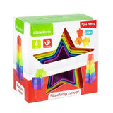 Toi-toys Little Stars Stapelturm Stern 6-teilig