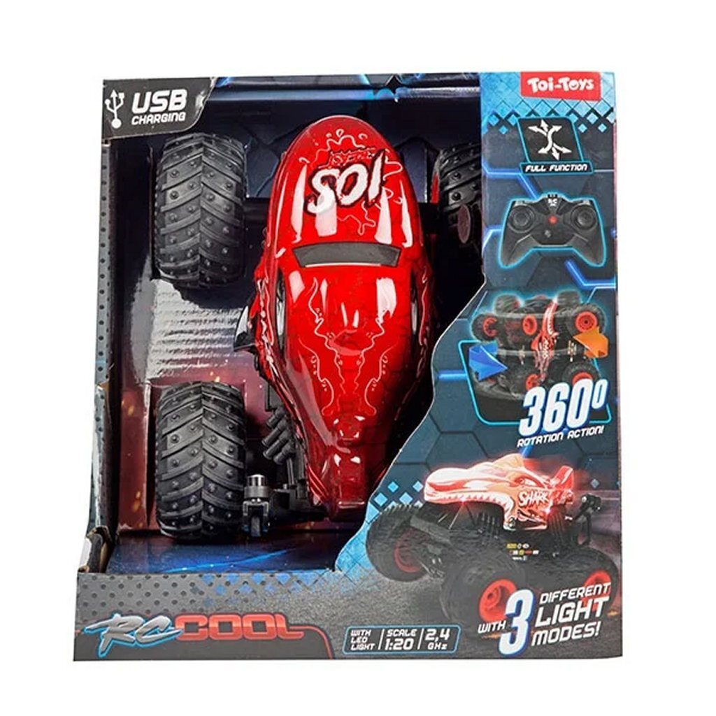 TOI-TOYS RC-COOL MONSTER TRUCK 1:20 + Lätt sorti