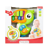 TOI-TOYS Little Stars Baby Piano con música Toucan con luz y sonido