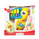 Toi-toys kleng Stäre Baby Piano mat Musek Touchan mat Liicht an Toun