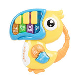 TOI-TOYS Little Stars Baby Piano con música Toucan con luz y sonido