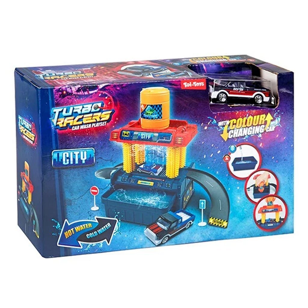 Toi-Toys Turbo Racers Set Wash