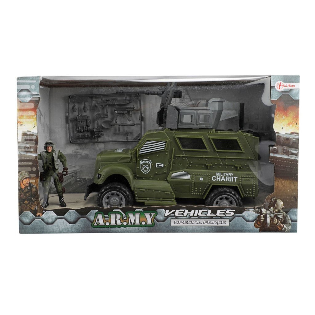 Army Military Vehicle + Soldier And Accessories Various versions