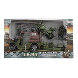 Army Military Vehicle + Soldier And Accessories Various versions