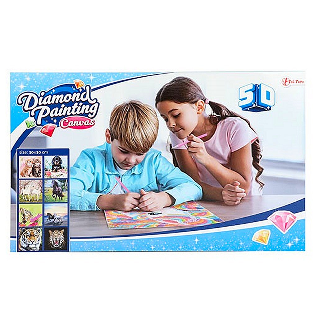 TOI-TOYS Diamond Painting eines Hundes