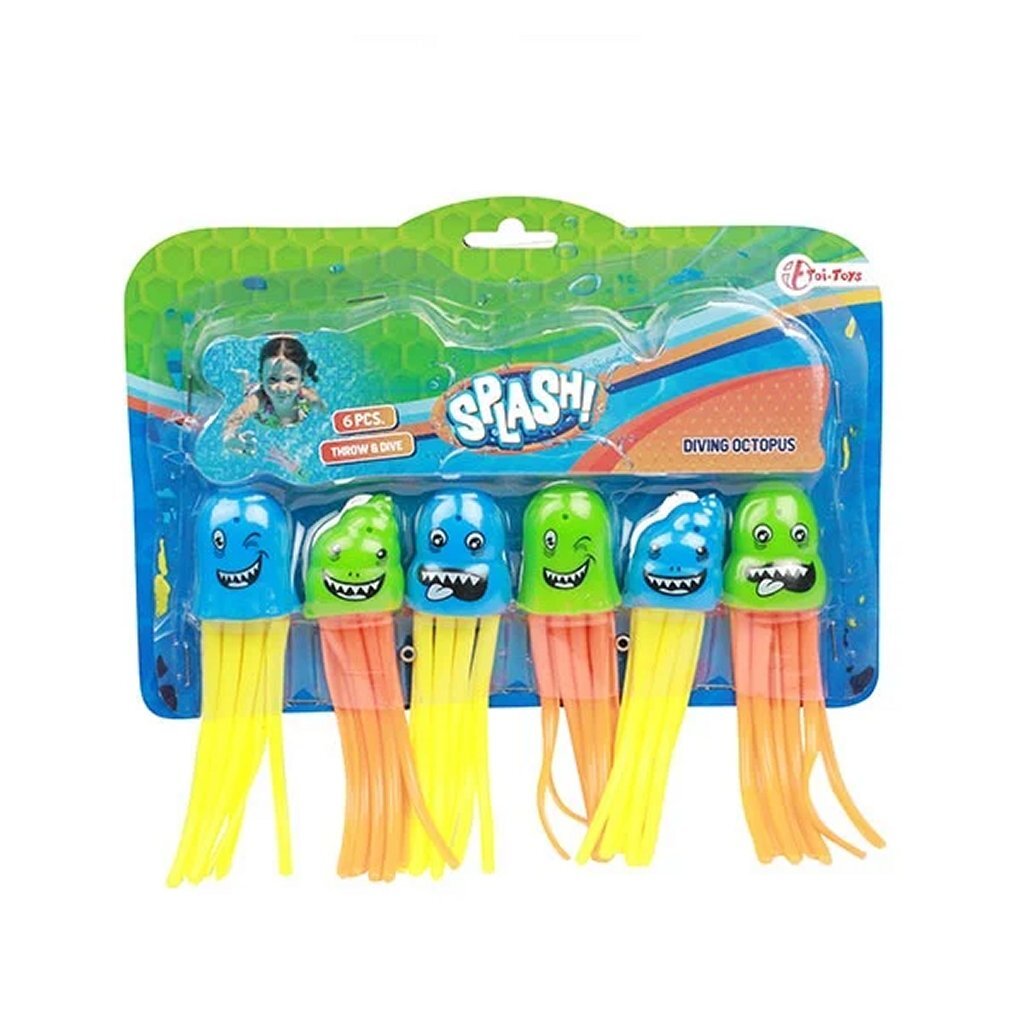 Toi-toys Toi Toys Tauchkraken, 6 Stück auf Karte