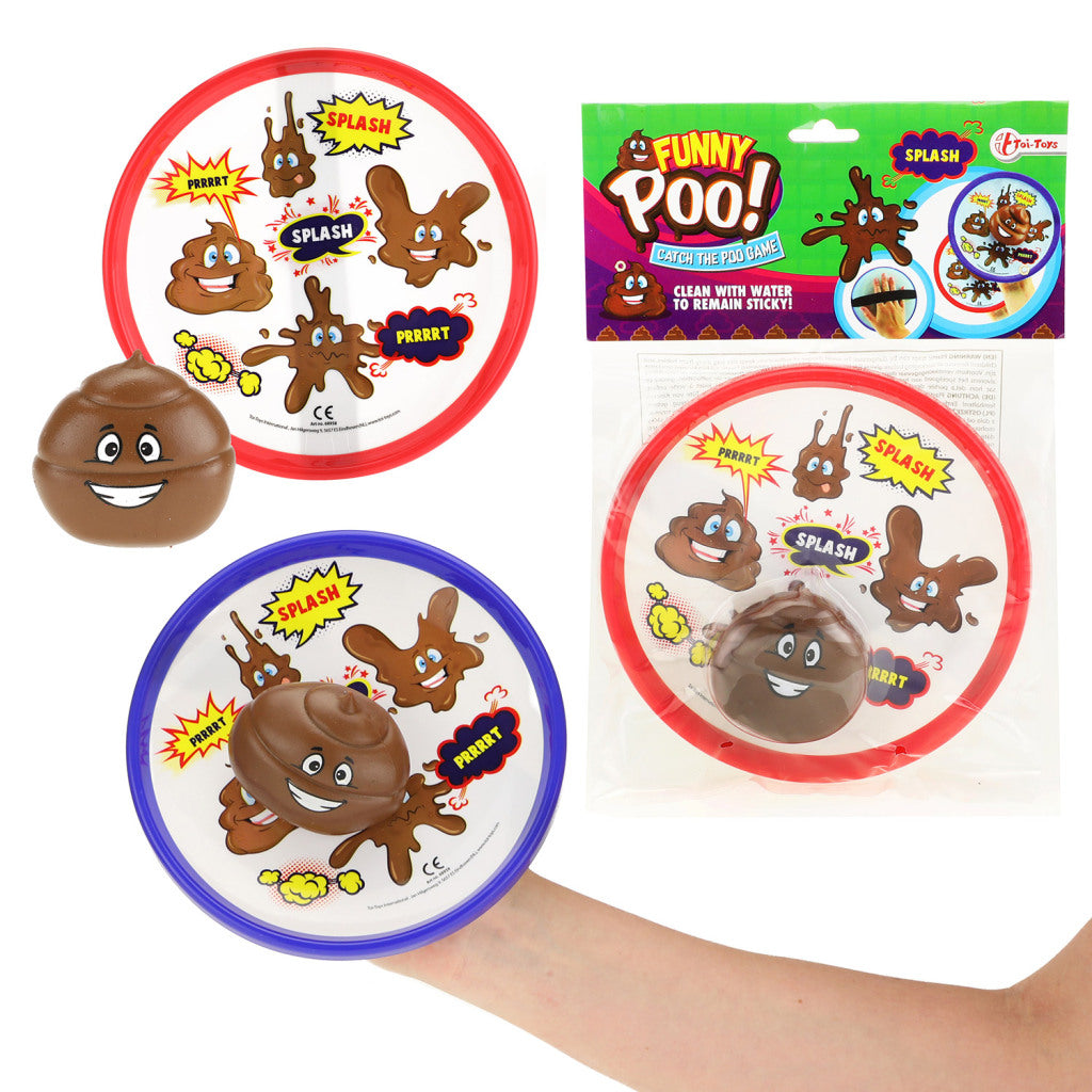 Toi-toy łapią grę Turd Catch w różne kolory