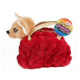 Toi-toys plush chihuahua Hond an der blingbling Handabag