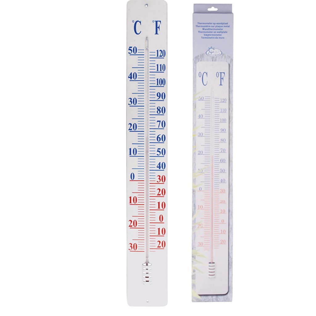 Esschert -Design -Thermometer auf der Wandplatte Th9 90 cm