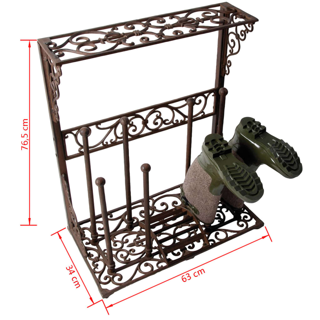 Esschert Design Esschert Design Boot Rack size L Cast Iron Lh44