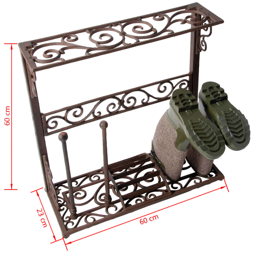 ESSCHERT Design ESSCHERT Design Boot Rack S Cost Iron LH58