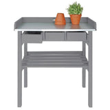 Esschert Design Garden Arbeit Tisch grau CF29G