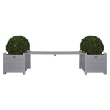 Esschert -Design -Sofa mit Pflanzer grau CF33G