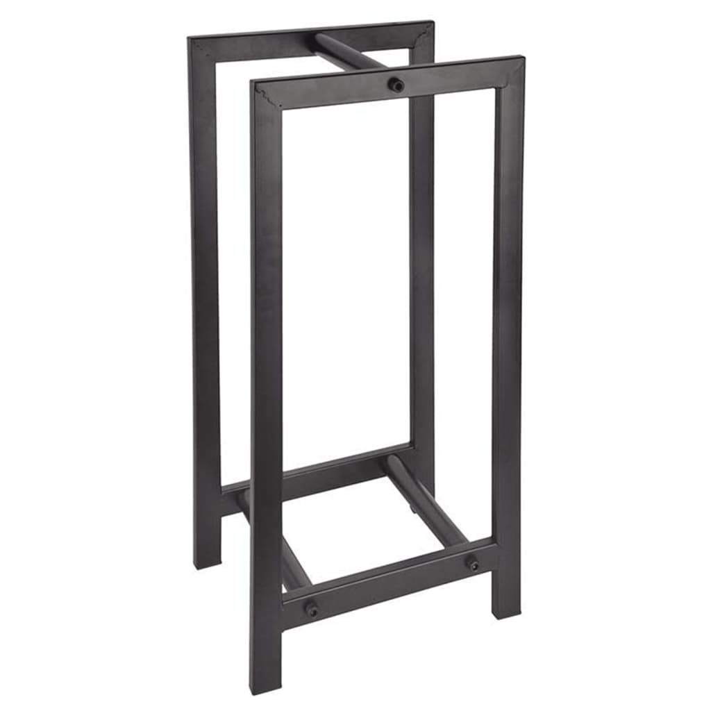 Esschert Design Esschert Design wood storage rack Black