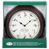 Esschert Design Esschert Design Clock med fuglelyde