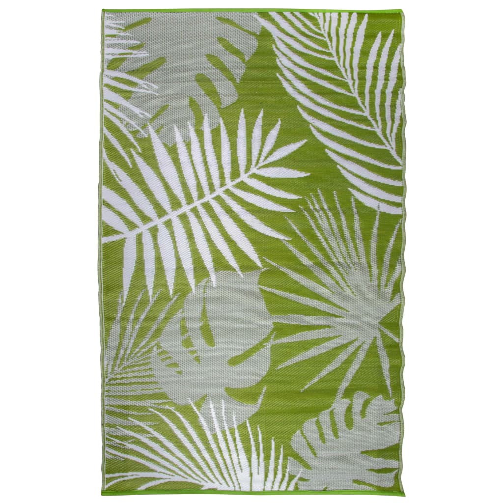 Esschert Design Outdoor Teppich 241x152 cm Dschungelblätter OC22